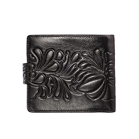 Портмоне Dr.Koffer из натуральной кожи черное