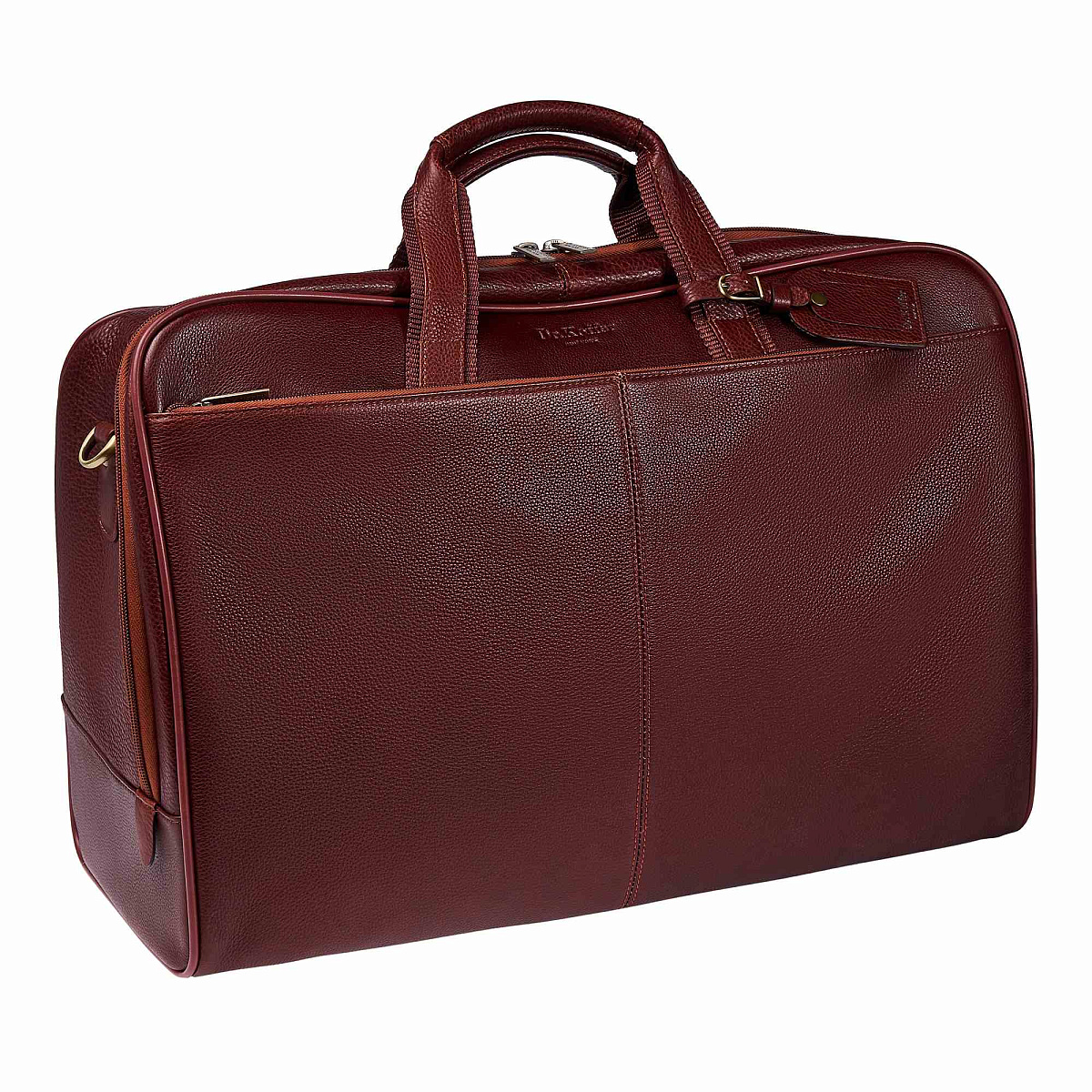 Классическая дорожная сумка коричневого цвета Dr.Koffer B231570-02-05