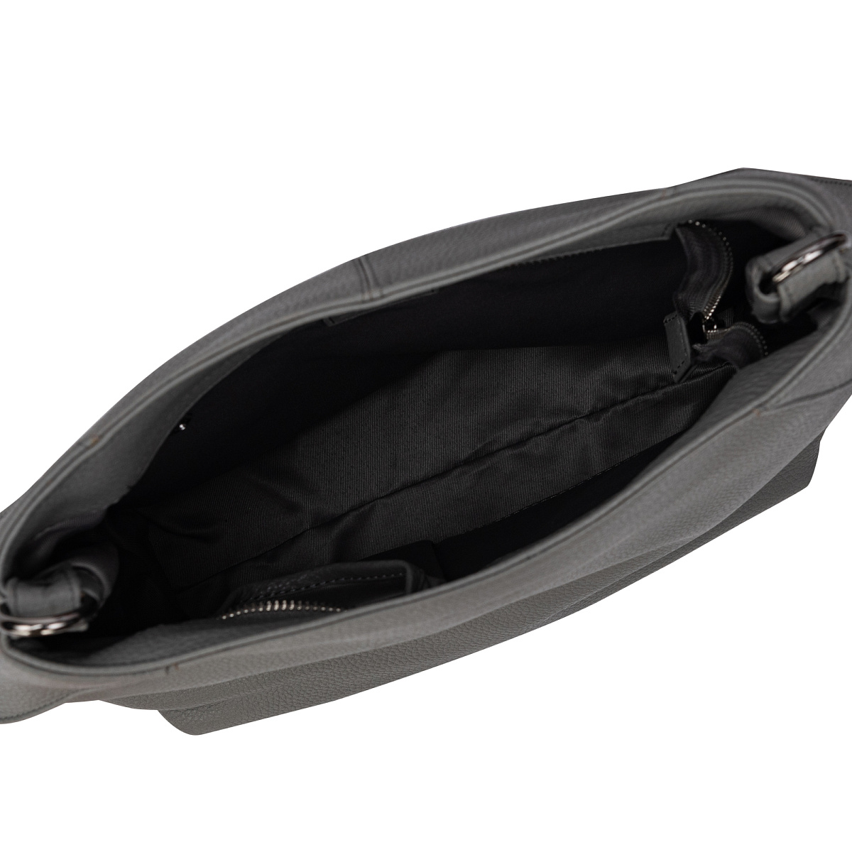 Женская сумка Dr.Koffer из натуральной кожи серая