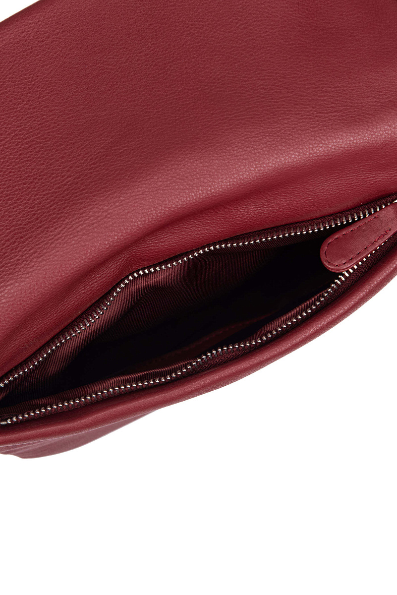 Женская сумка Dr.Koffer из натуральной кожи бордовая