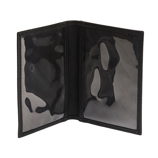 Портмоне Dr.Koffer из натуральной кожи черное