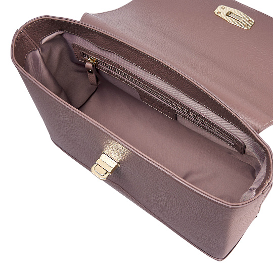 Женская сумка  Dr. Koffer из натуральной кожи розовая