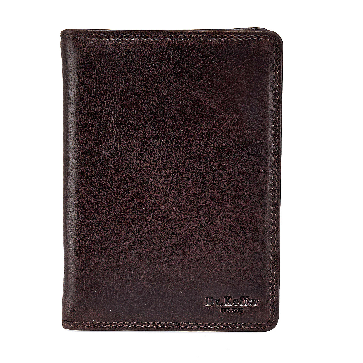 Портмоне Dr.Koffer из натуральной кожи коричневое
