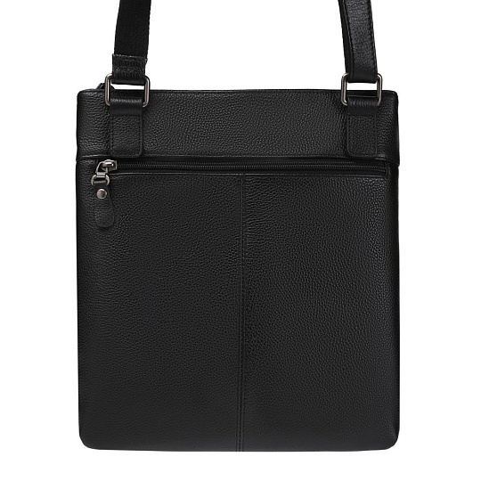 Сумка через плечо Dr.Koffer из натуральной кожи черная