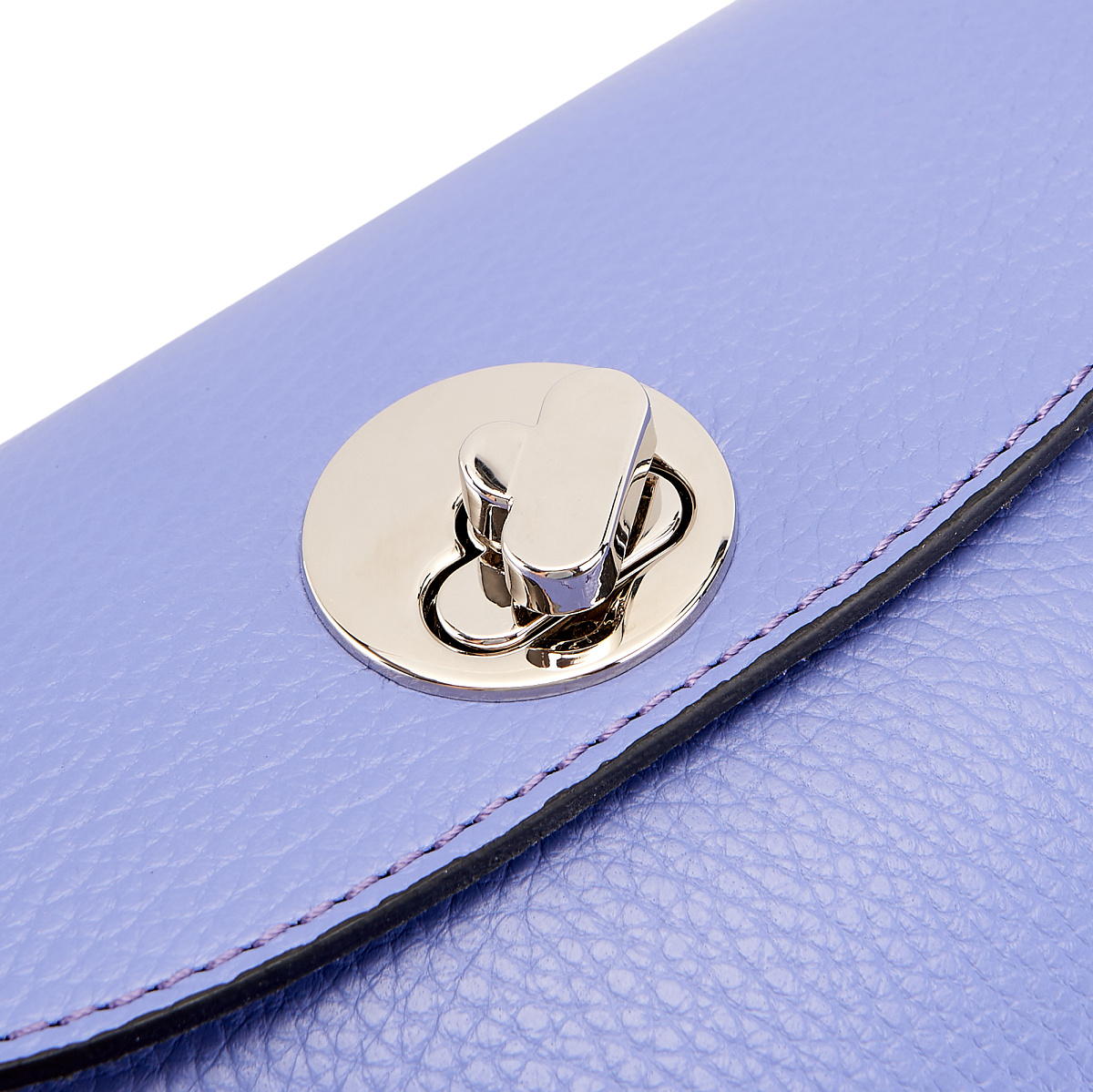 Женская сумка Dr. Koffer из натуральной кожи голубая