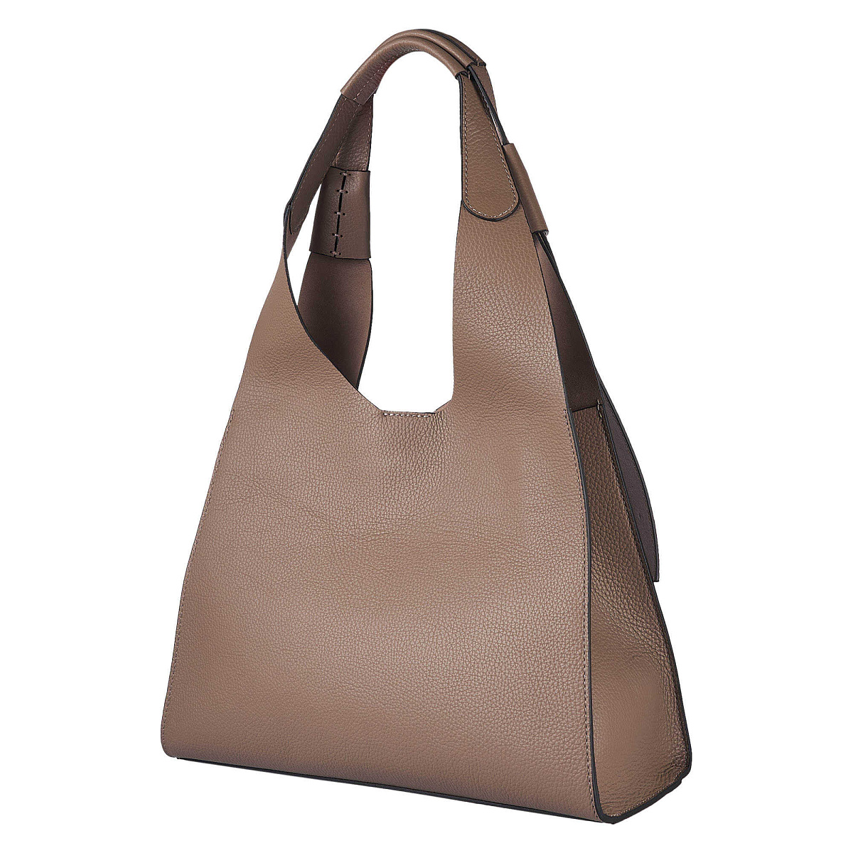 Женская сумка Dr. Koffer из натуральной кожи бежевая