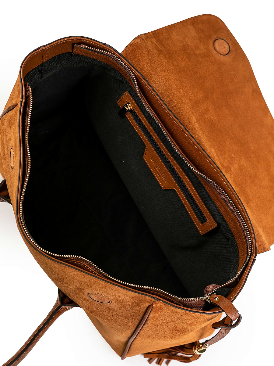 Женская сумка Dr.Koffer из натуральной кожи коричневая