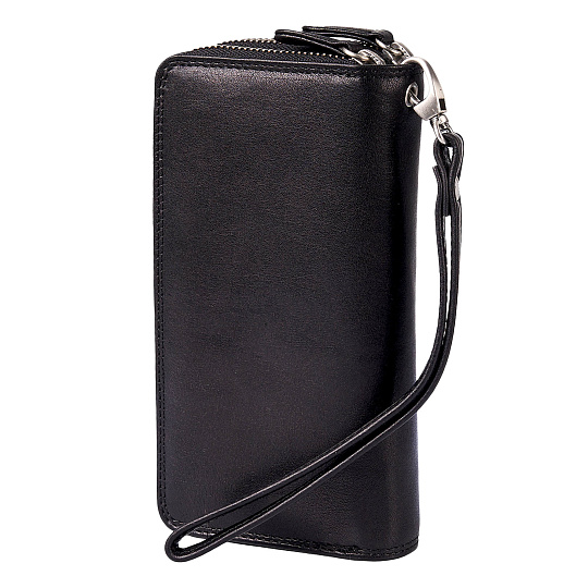 Портмоне Dr.Koffer из натуральной кожи черное