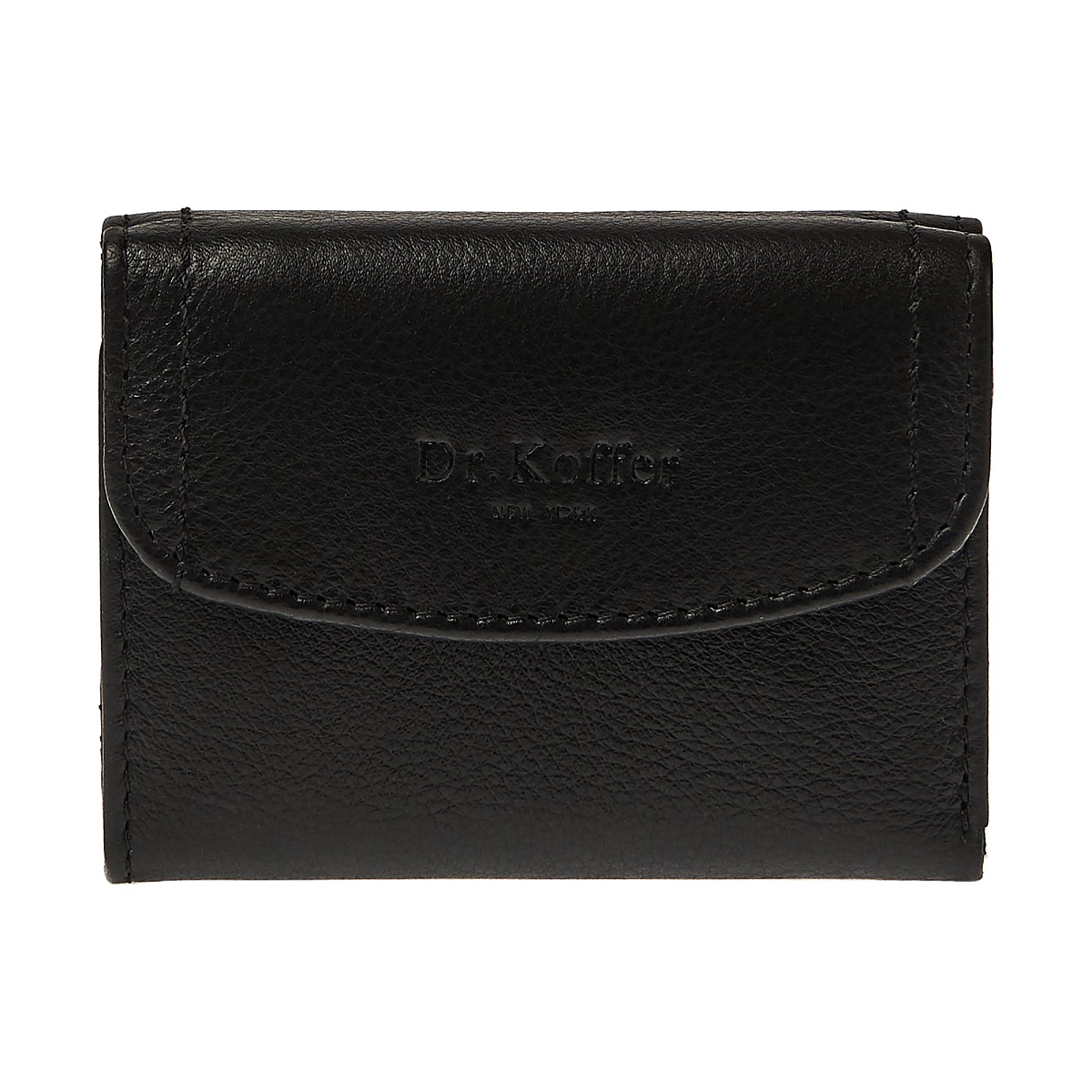 Портмоне Dr.Koffer из натуральной кожи черное