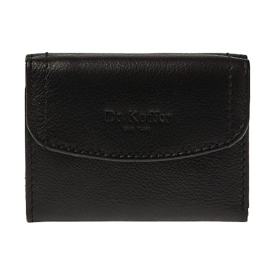 Портмоне Dr.Koffer из натуральной кожи черное