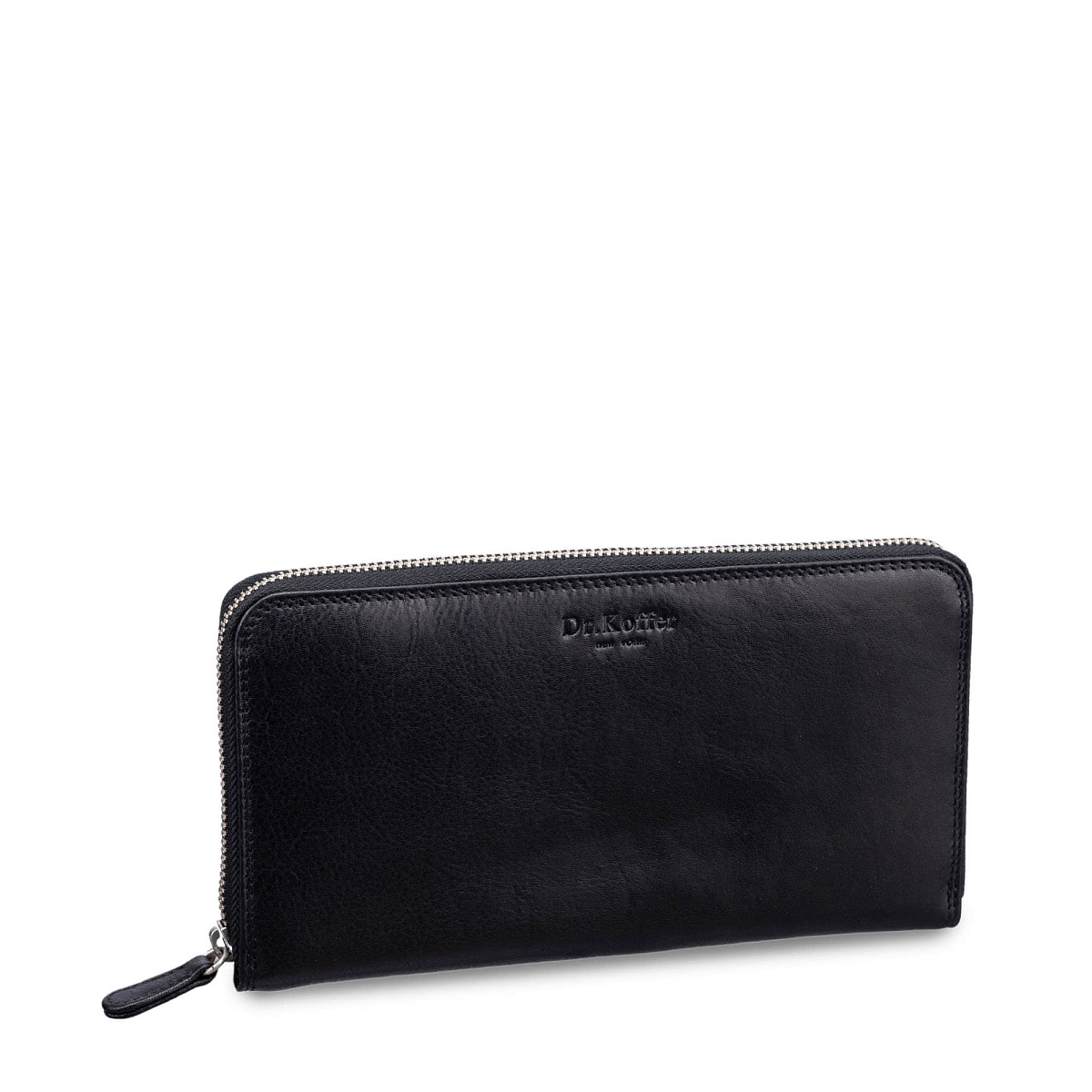 Портмоне Dr.Koffer из натуральной кожи черное