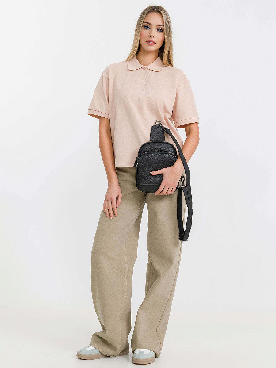 Рюкзак Dr.Koffer из натуральной кожи черный