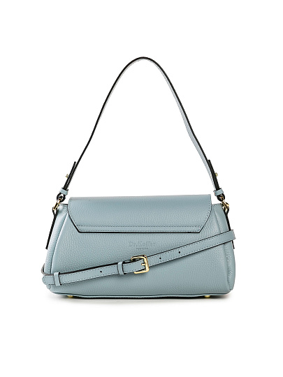 Женская сумка Dr. Koffer из натуральной кожи голубая