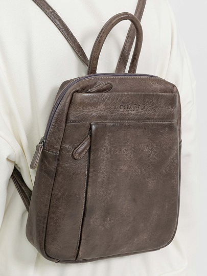 Рюкзак Dr.Koffer из натуральной кожи коричневый