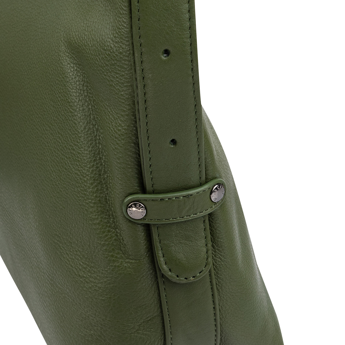 Женская сумка Dr.Koffer из натуральной кожи зеленая