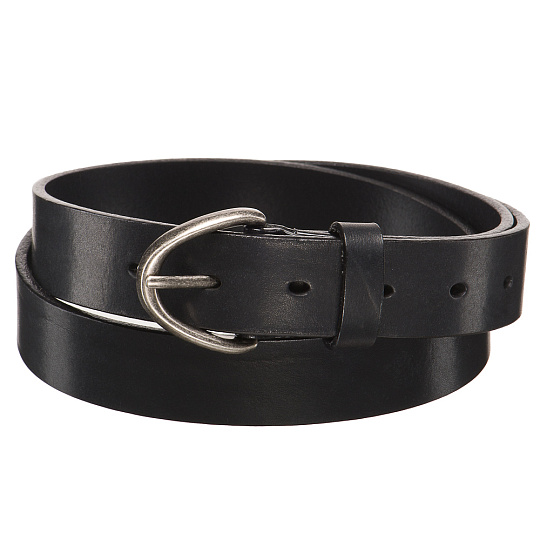 Ремень Dr. Koffer из натуральной кожи черный