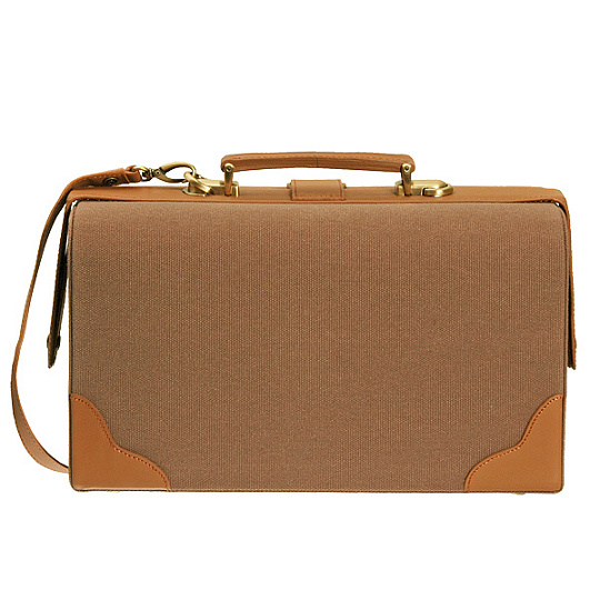 Саквояж Dr.Koffer коричневый ретро