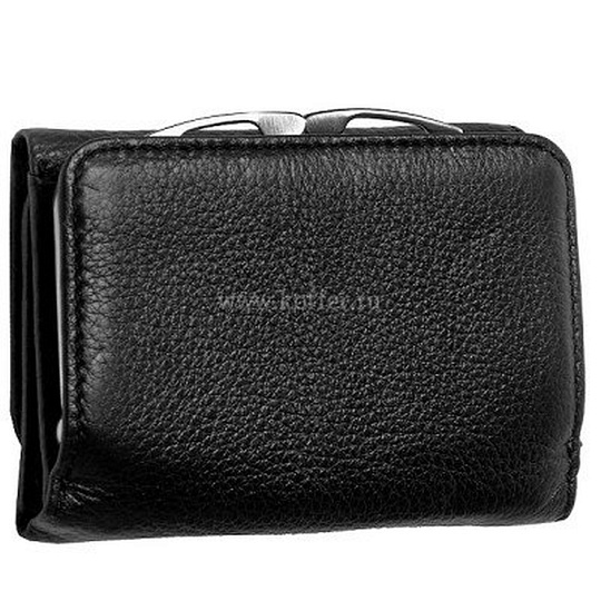 Кошелек Dr.Koffer из натуральной кожи черный