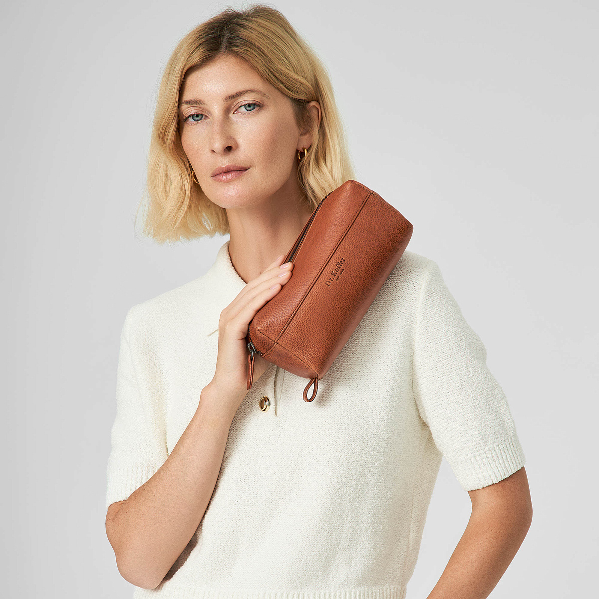 Несессер Dr.Koffer из натуральной кожи коричневый