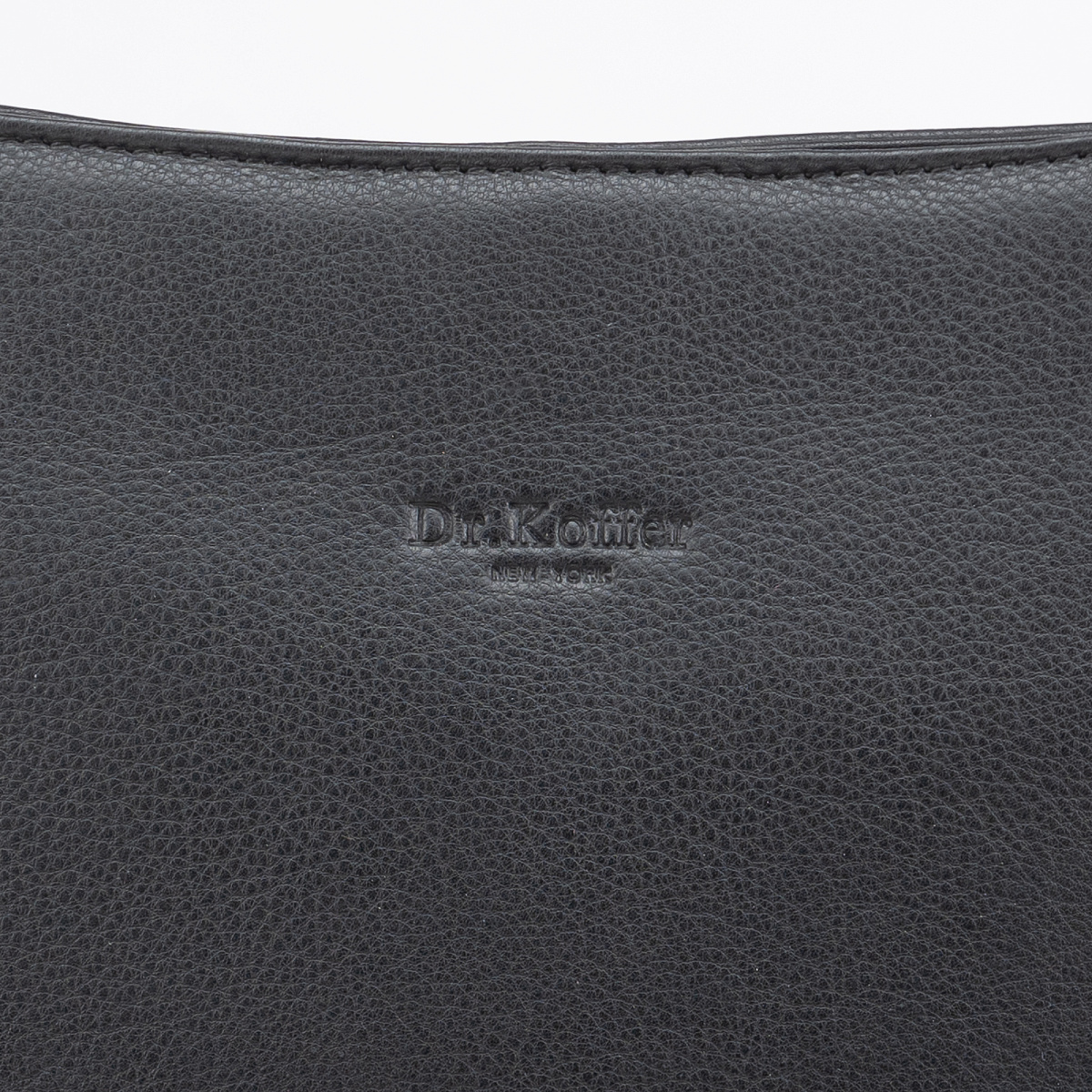 Женская сумка Dr.Koffer из натуральной кожи чёрная