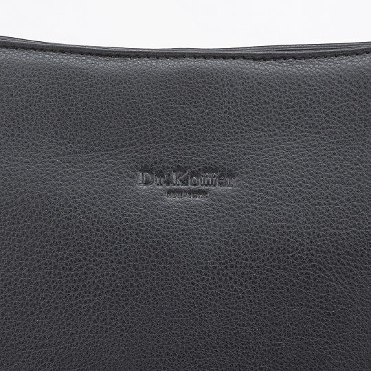 Женская сумка Dr.Koffer из натуральной кожи чёрная