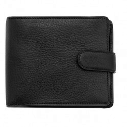 Портмоне Dr.Koffer из натуральной кожи черное