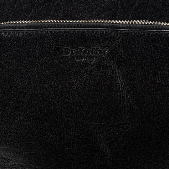 Рюкзак Dr.Koffer из натуральной кожи черный