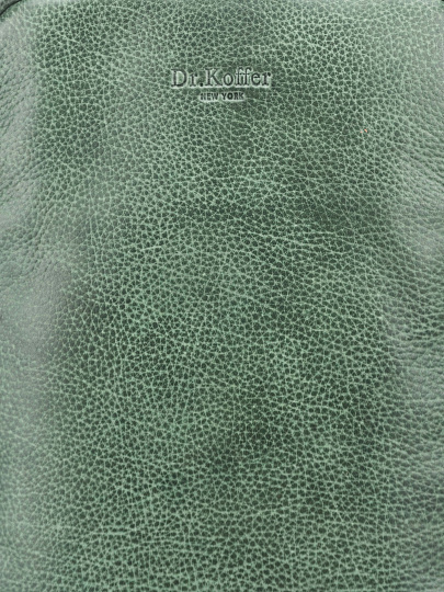 Рюкзак Dr. Koffer из натуральной кожи зеленый
