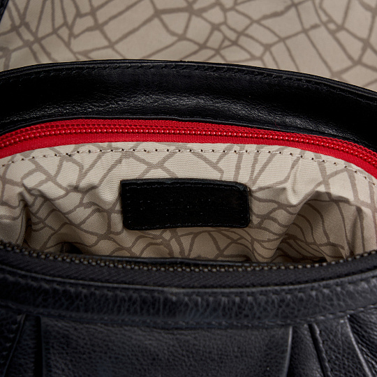 Рюкзак Dr.Koffer из натуральной кожи черный