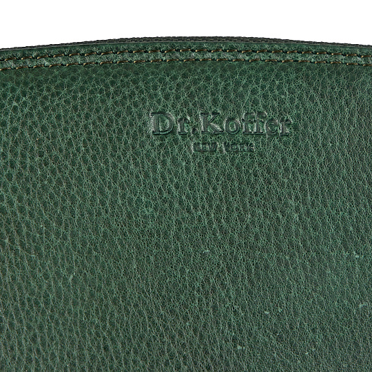 Портмоне Dr.Koffer из натуральной кожи зеленое