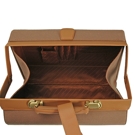 Саквояж Dr.Koffer коричневый ретро