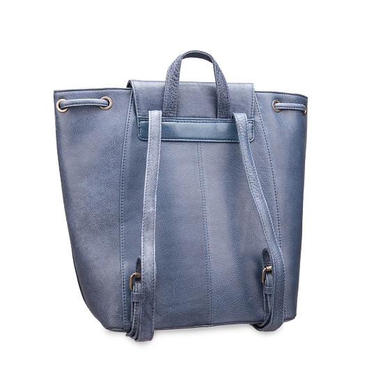 Рюкзак Dr.Koffer из натуральной кожи синий