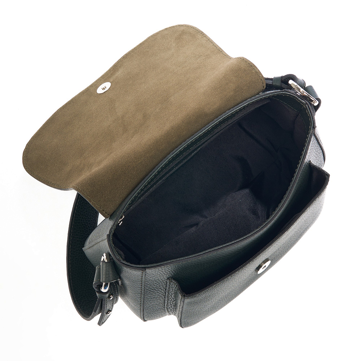 Женская сумка Dr. Koffer из натуральной кожи зеленая