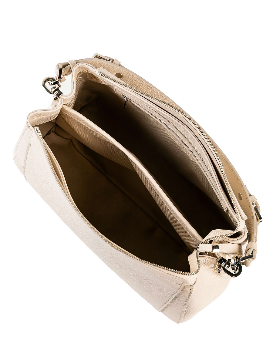 Женская сумка Dr. Koffer из натуральной кожи белая