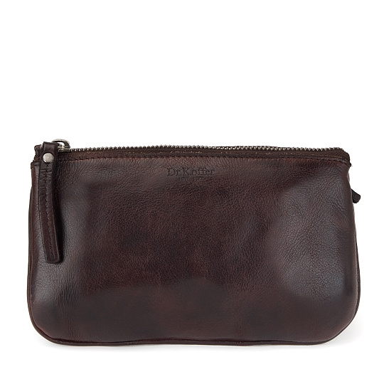 Сумка через плечо Dr.Koffer из натуральной кожи коричневая