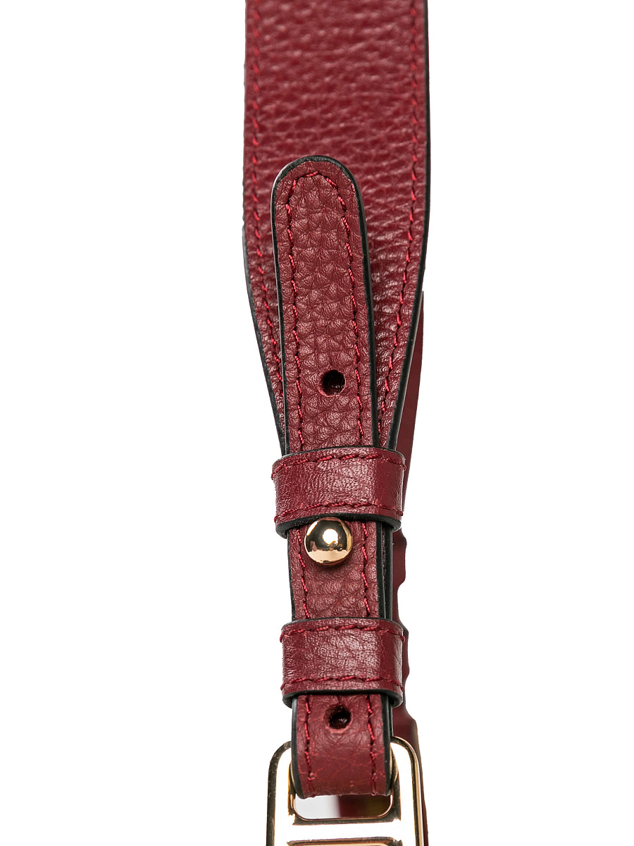 Женская сумка Dr. Koffer из натуральной кожи бордовая