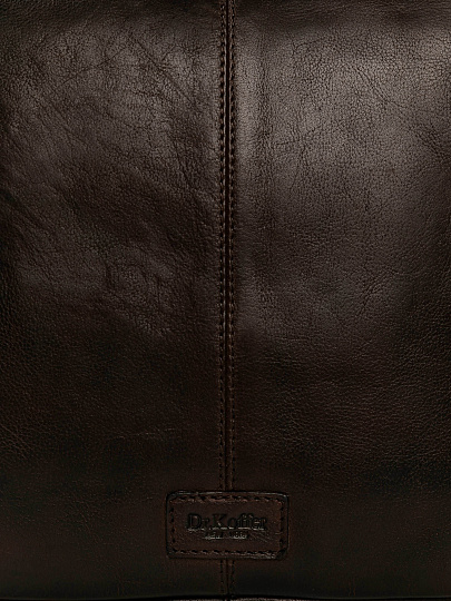 Сумка через плечо Dr.Koffer из натуральной кожи коричневая