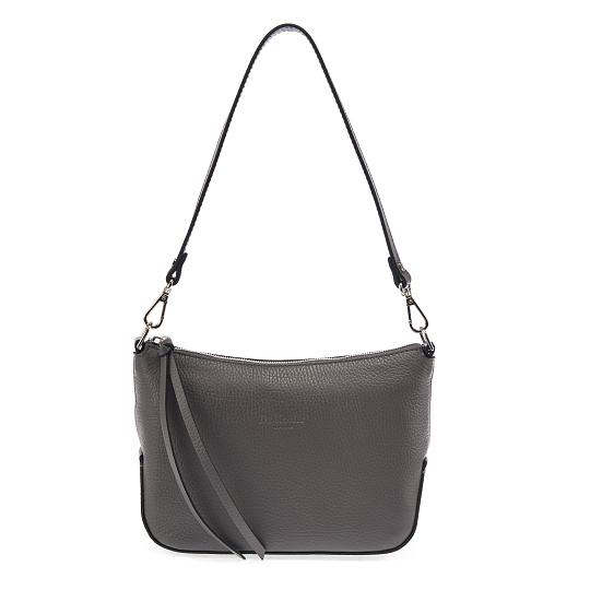 Женская сумка Dr. Koffer из натуральной кожи серая