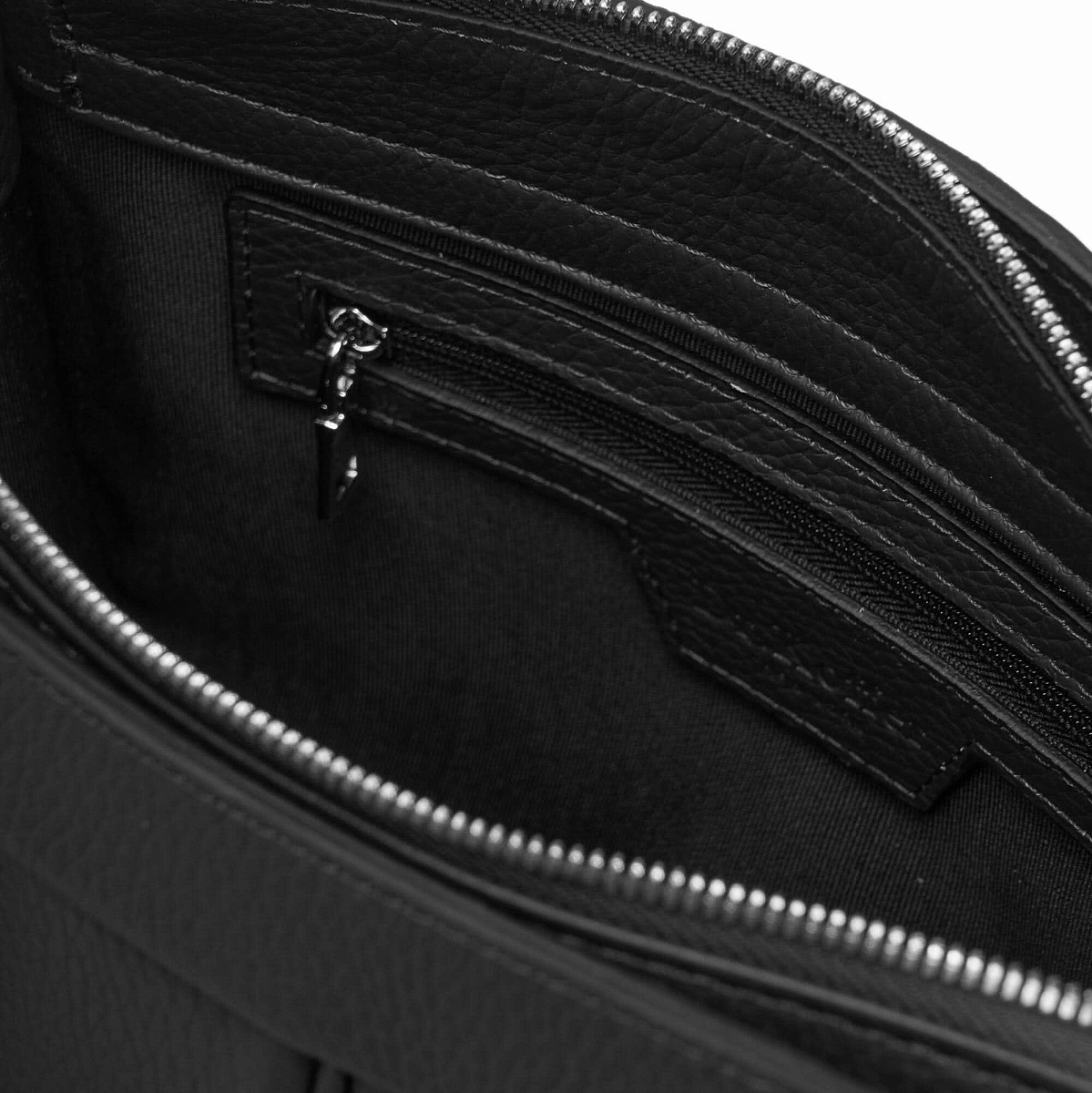 Женская сумка Dr. Koffer из натуральной кожи черная