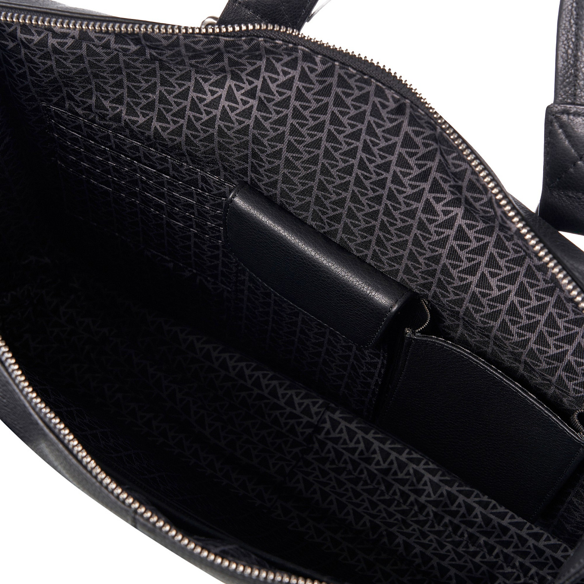 Деловая сумка Dr.Koffer из натуральной кожи черная