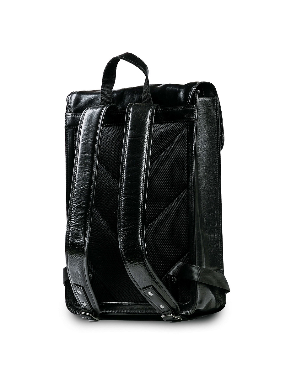 Рюкзак Dr.Koffer из натуральной кожи черный