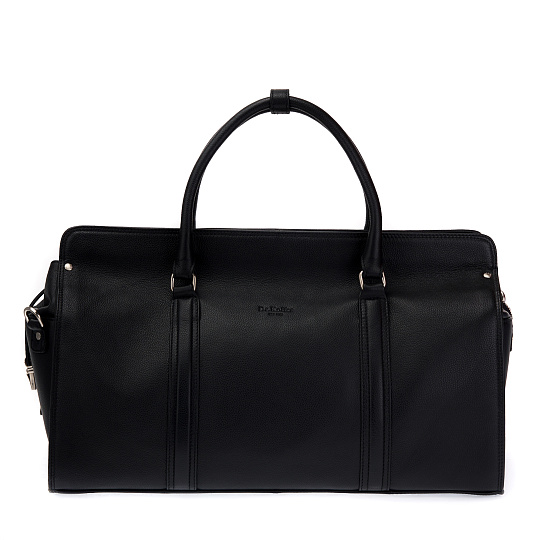 Сумка дорожная саквояж Dr.Koffer из натуральной кожи черный
