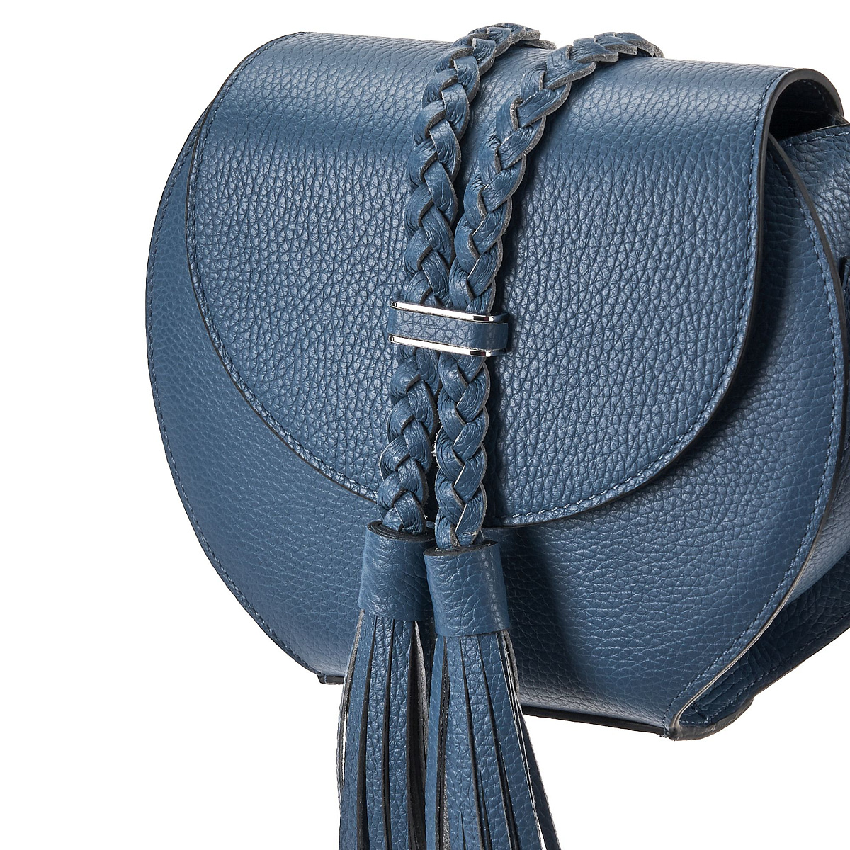 Женская сумка Dr. Koffer из натуральной кожи синяя