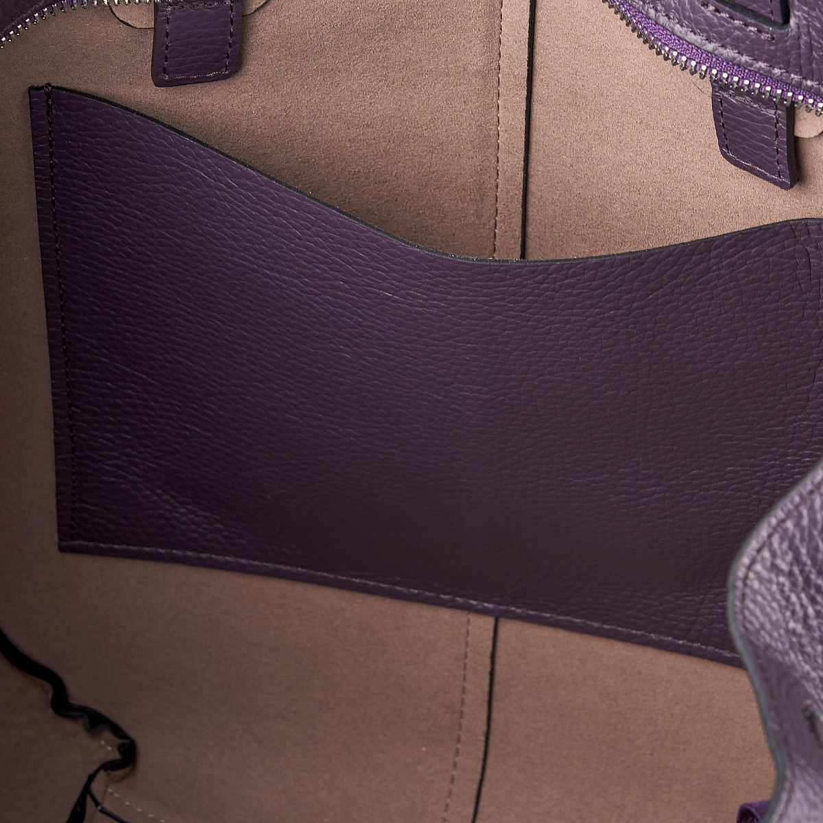 Женская сумка Dr. Koffer из натуральной кожи фиолетовая