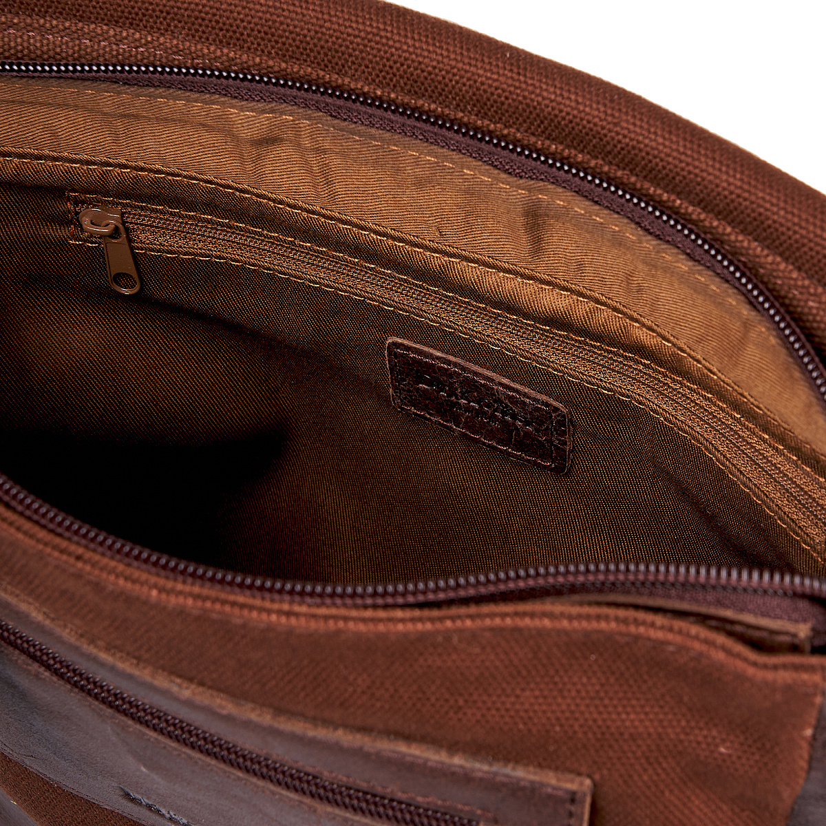 Сумка через плечо Dr.Koffer из натуральной кожи коричневая