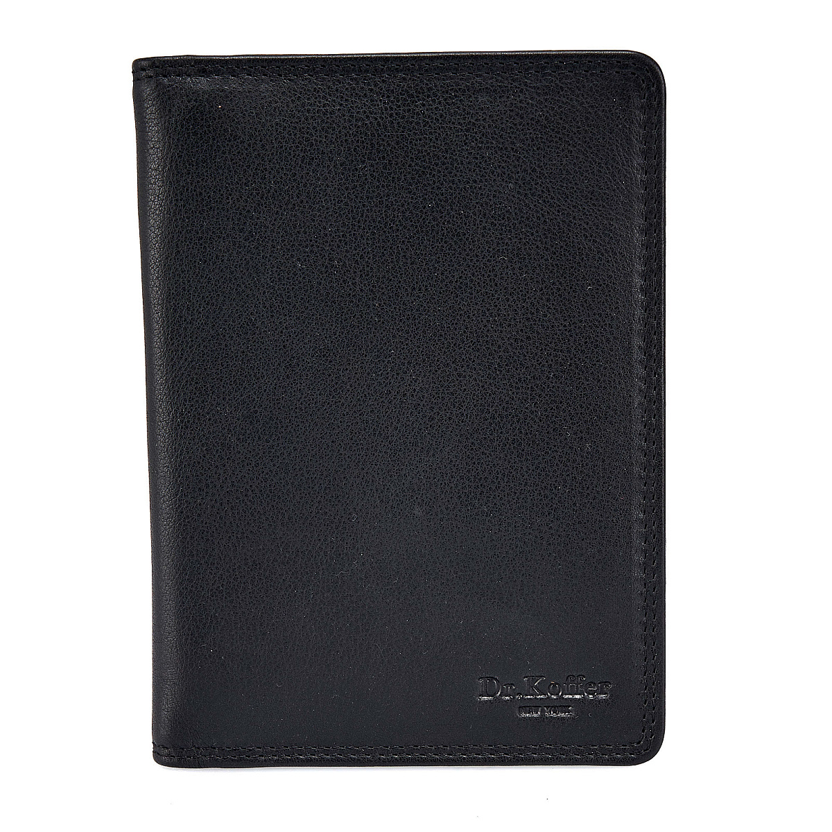 Портмоне Dr.Koffer из натуральной кожи черное
