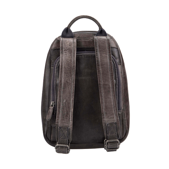 Рюкзак Dr.Koffer из натуральной кожи серый