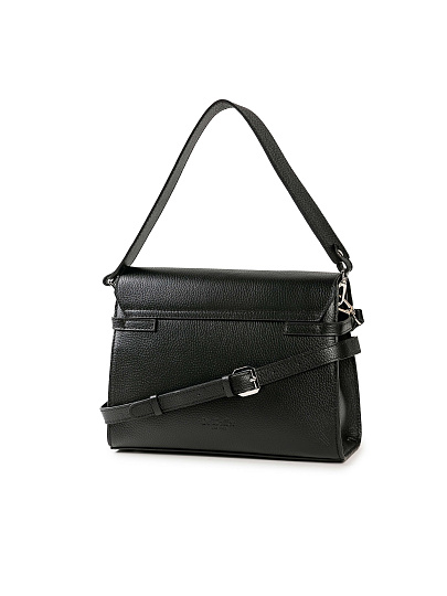 Женская сумка Dr. Koffer из натуральной кожи черная