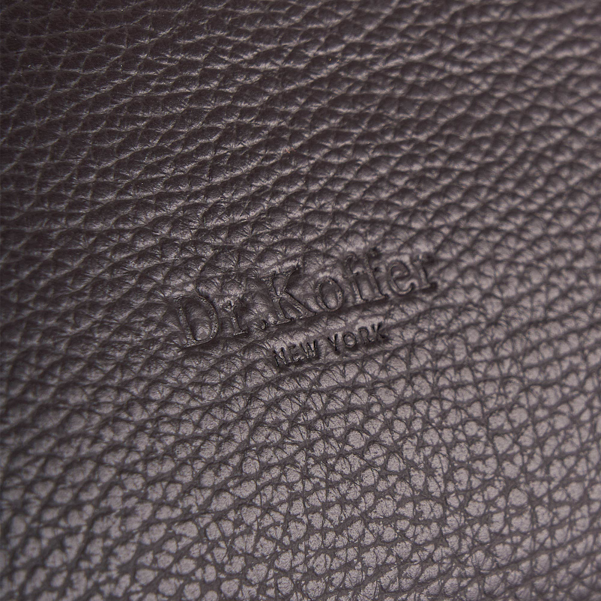 Женская сумка Dr. Koffer из натуральной кожи коричневая