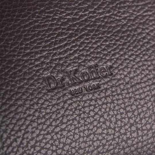 Женская сумка Dr. Koffer из натуральной кожи коричневая